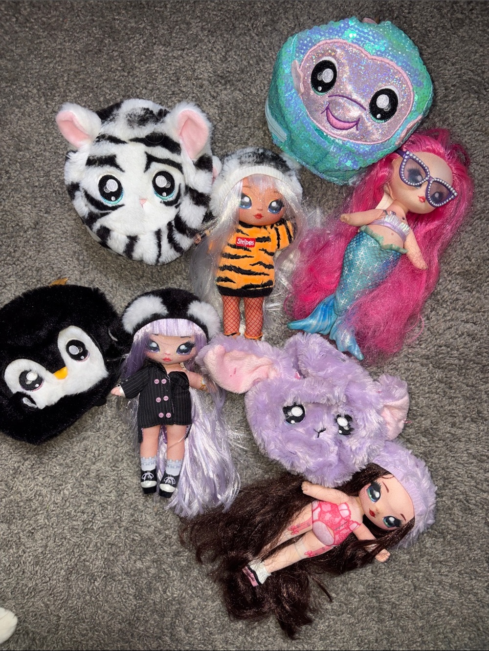 Na Na Na! Surprise Dolls Assorted Fashion Dolls Set of 4 and Accessories